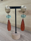 Pendientes de Resina Retro