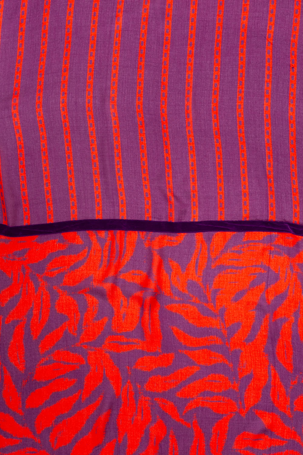 Fular Silvestre Rojo & Morado