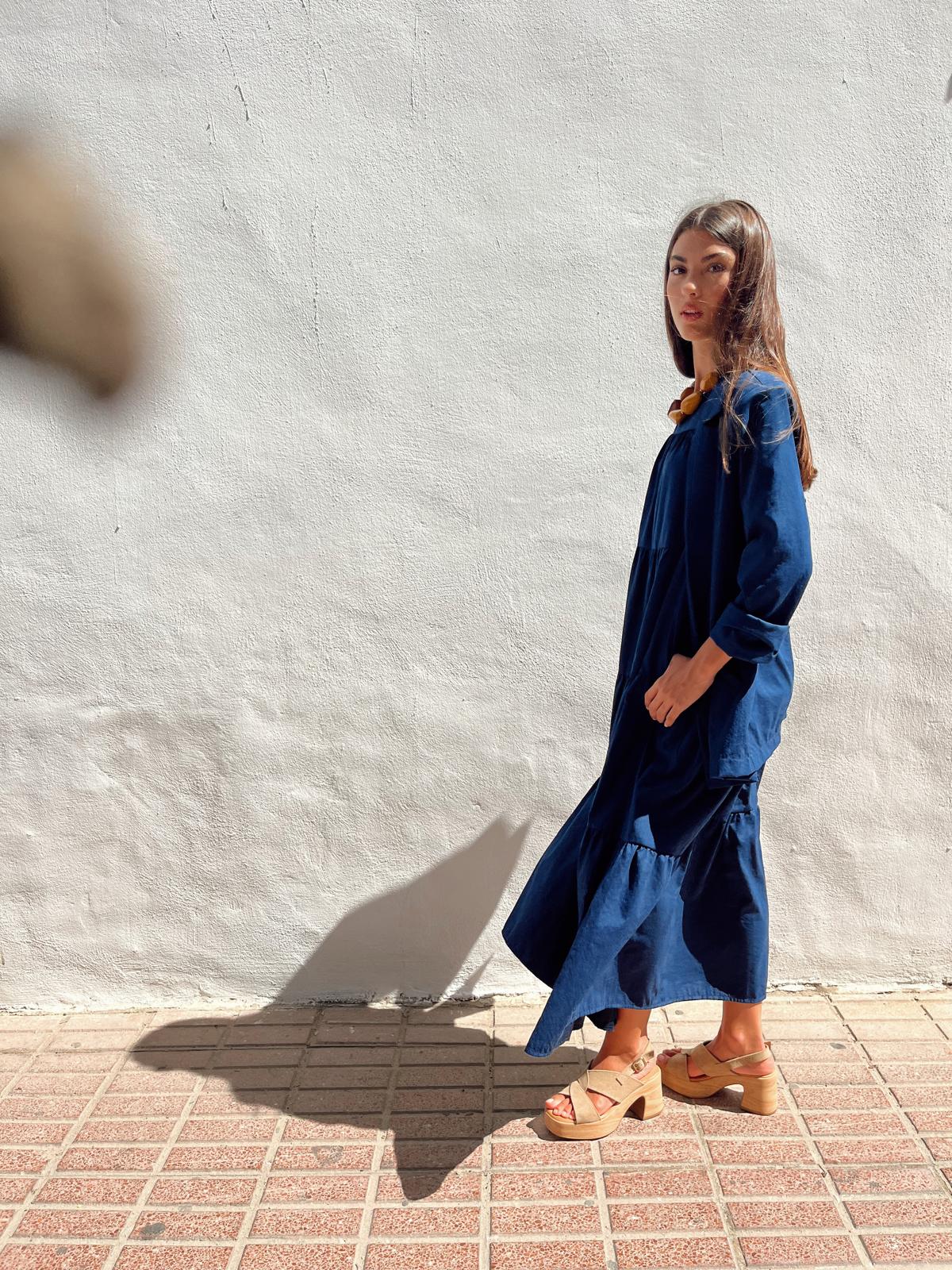 Vestido Nápoles Azul Persia