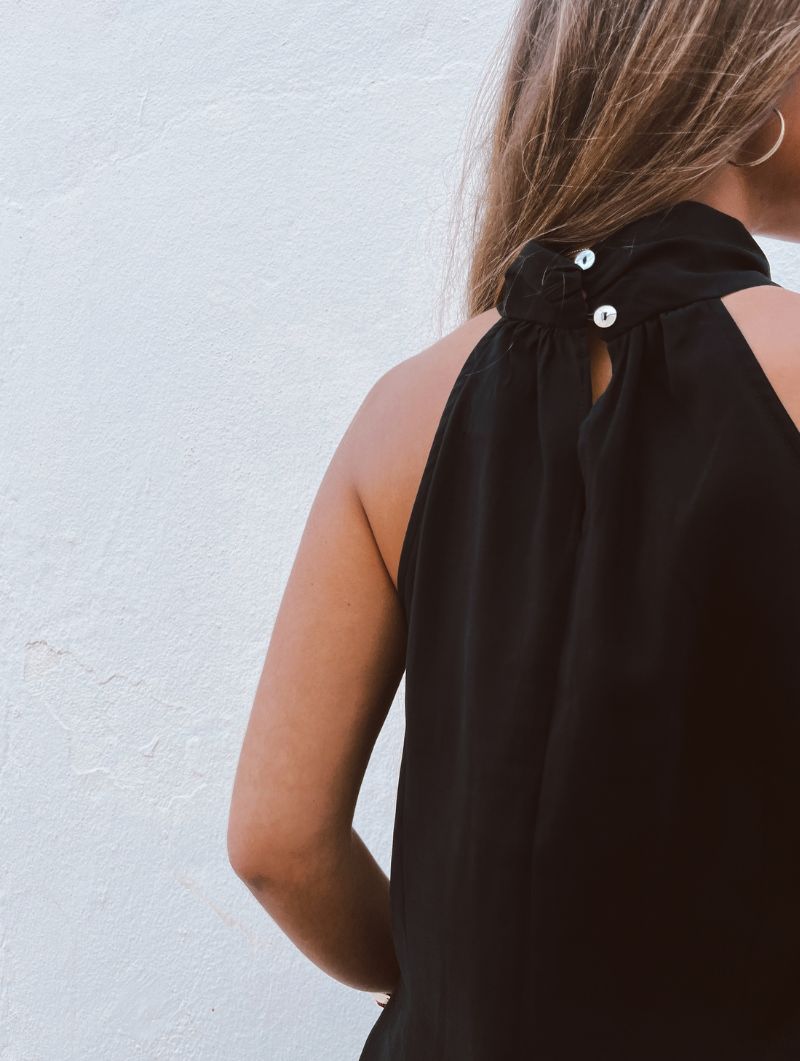 Top Cruzado Amman Negro