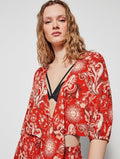 Camisola Estampada Teja