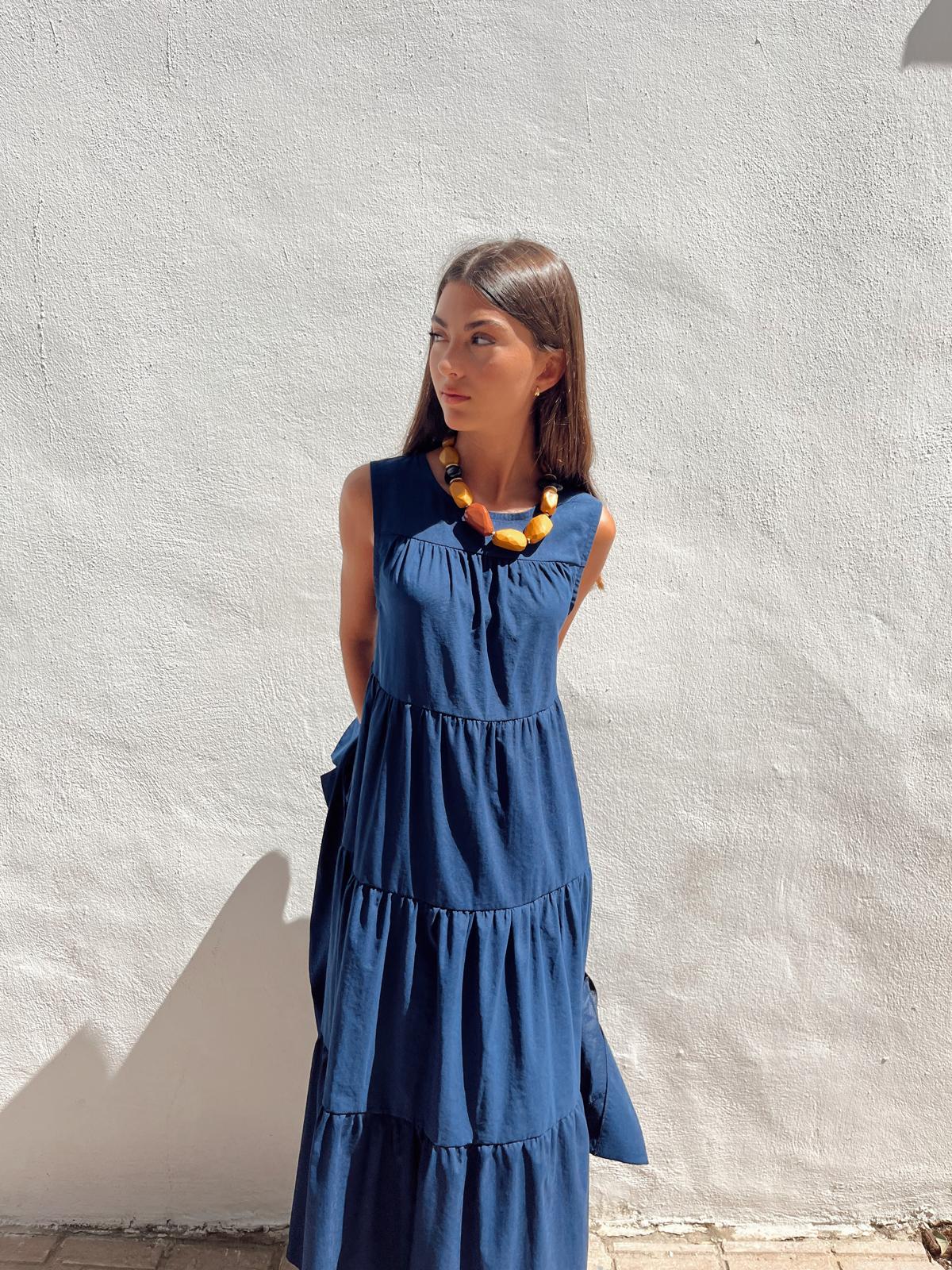 Vestido Nápoles Azul Persia