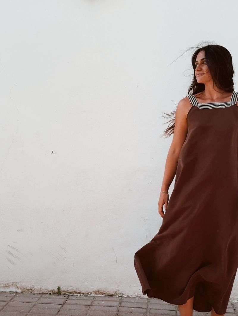 Vestido Aqaba Chocolate