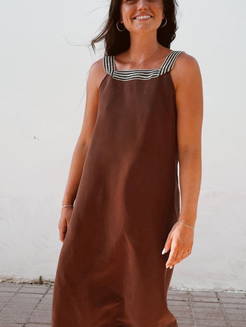 Vestido Aqaba Chocolate