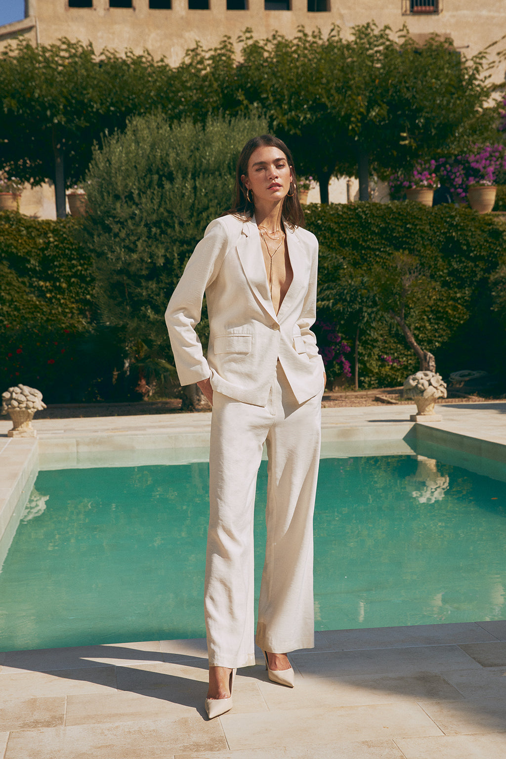 Pantalón Sastre Crema