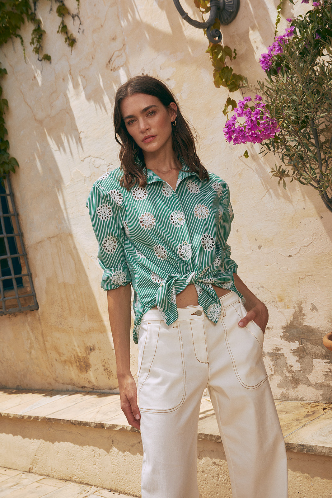 Camisa Troquelada