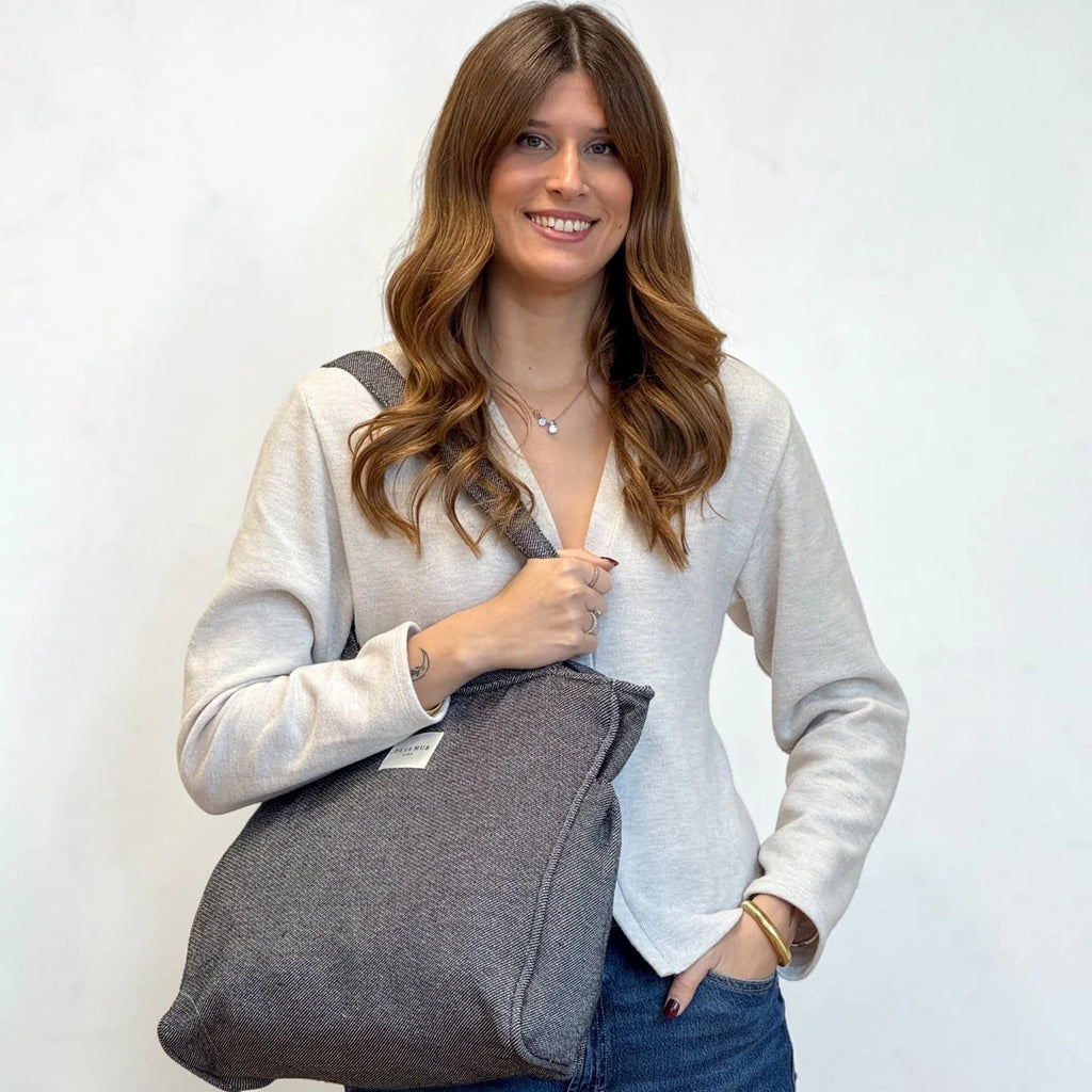 Bolso Fruncido Tela Sinay