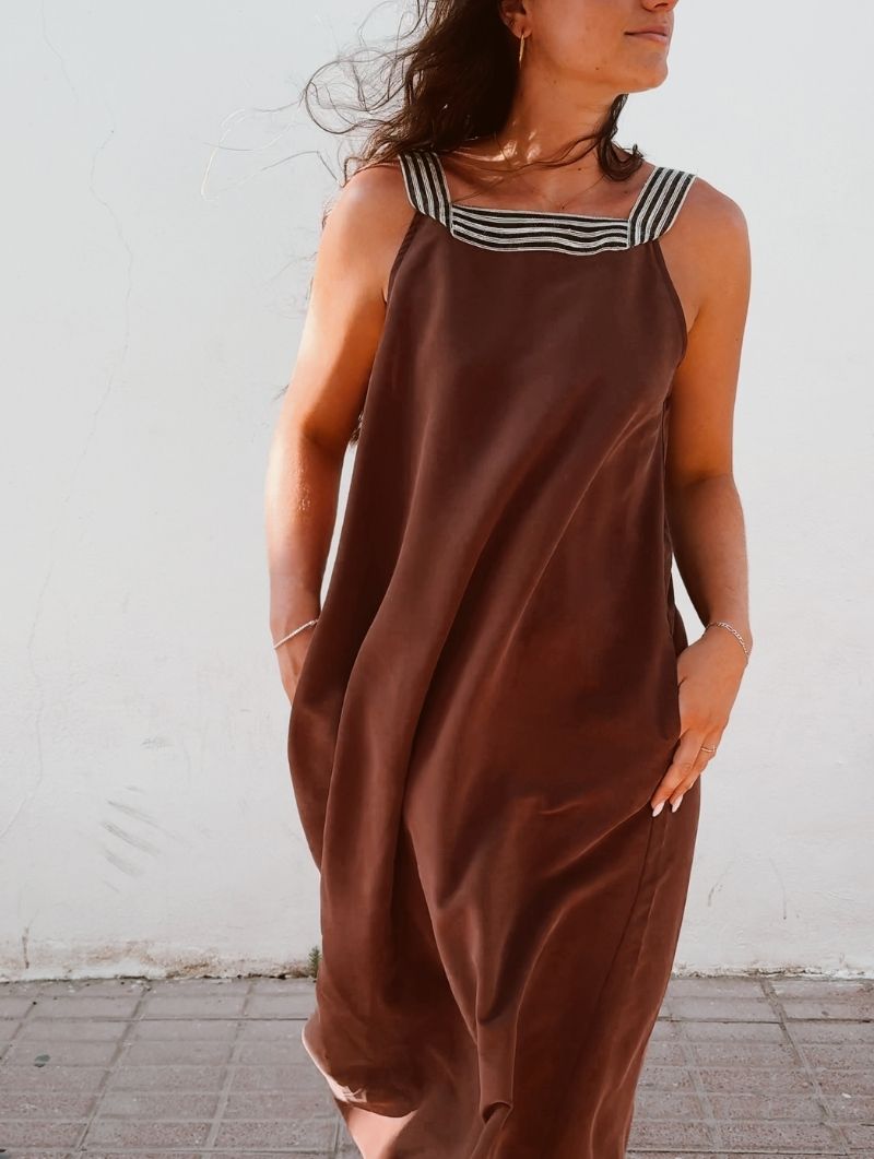 Vestido Aqaba Chocolate