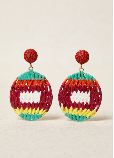 Pendientes Chichén Naranja