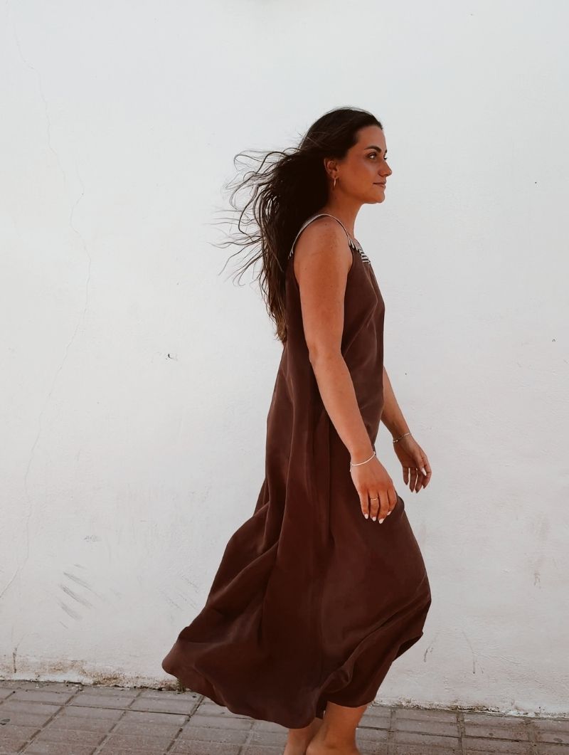 Vestido Aqaba Chocolate