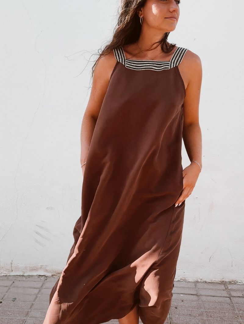 Vestido Aqaba Chocolate