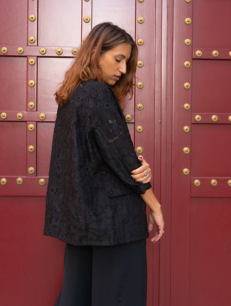 Kimono Rosé Negro