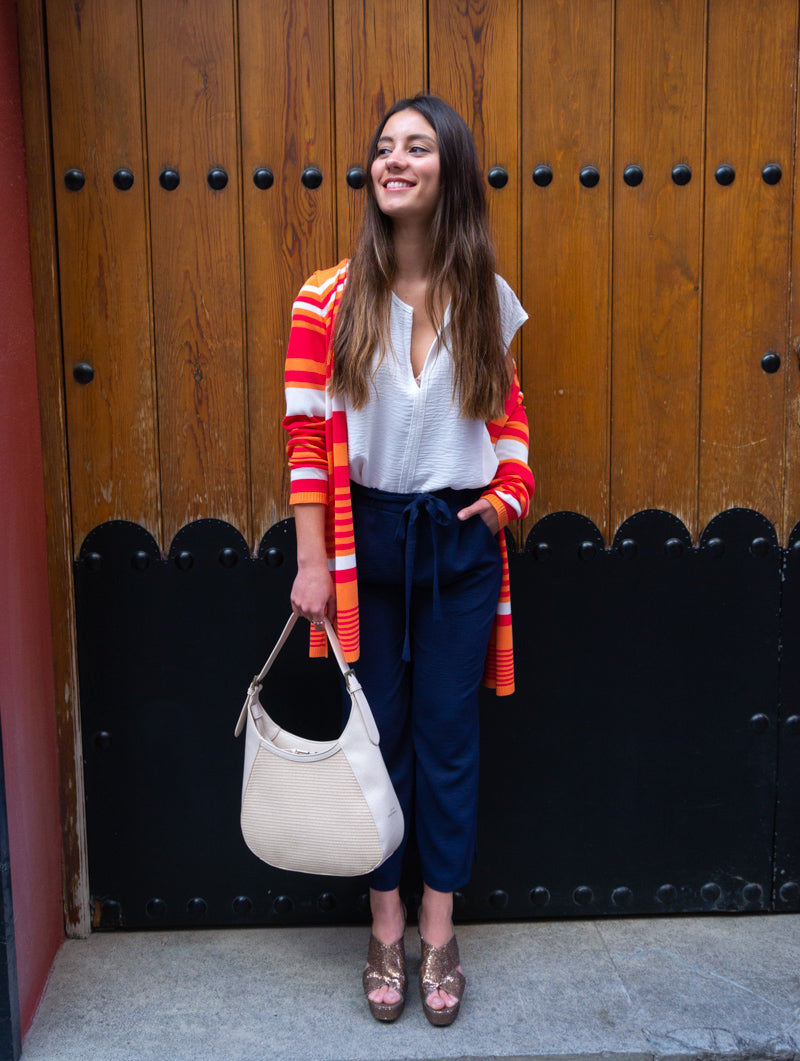 Cardigan Akiki Naranja Rojo