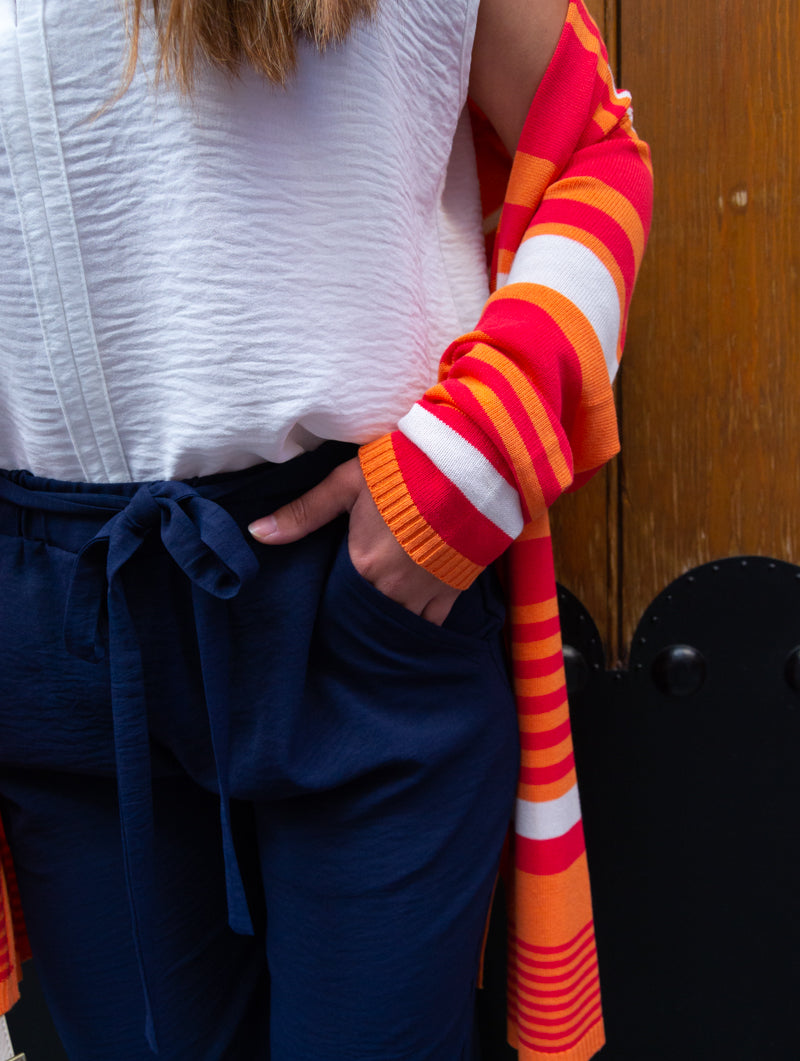 Cardigan Akiki Naranja Rojo