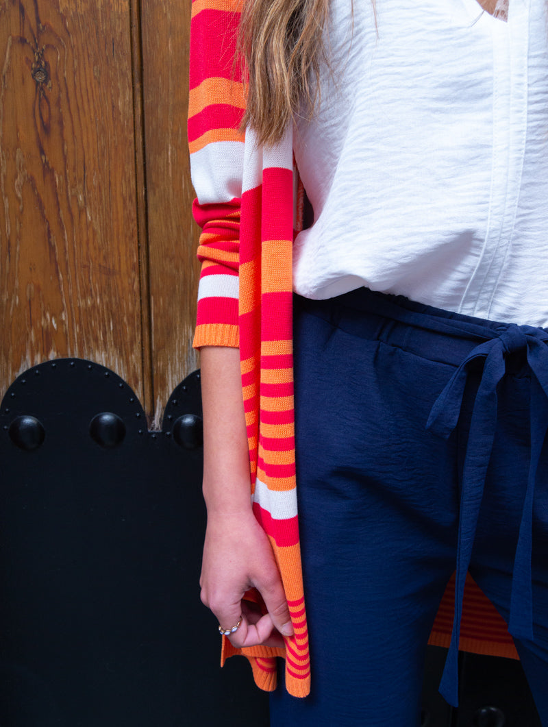 Cardigan Akiki Naranja Rojo