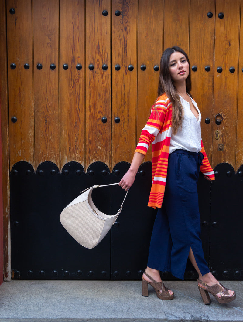 Cardigan Akiki Naranja Rojo