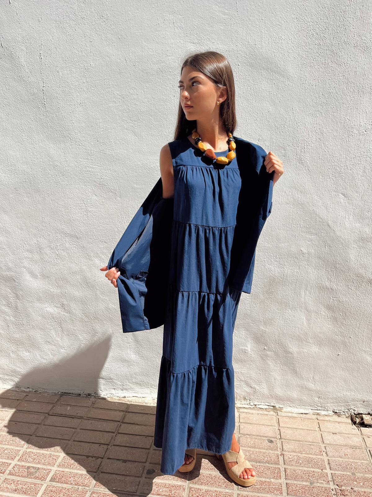 Vestido Nápoles Azul Persia
