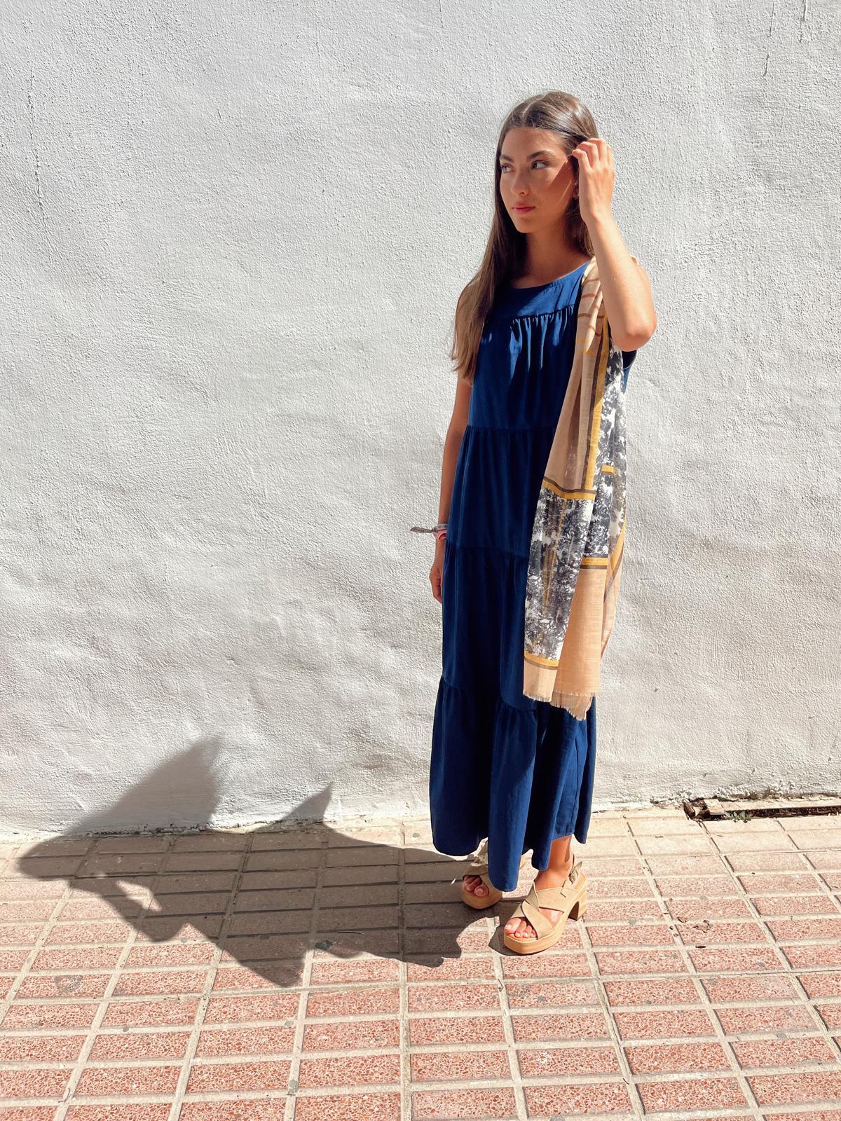 Vestido Nápoles Azul Persia