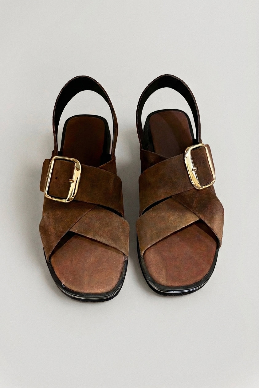Sandalias Desierto Marrón