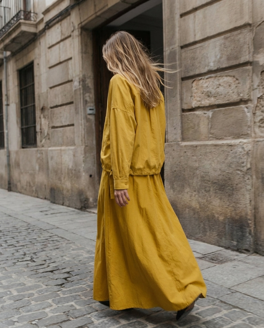 Bomber Popelin Mostaza