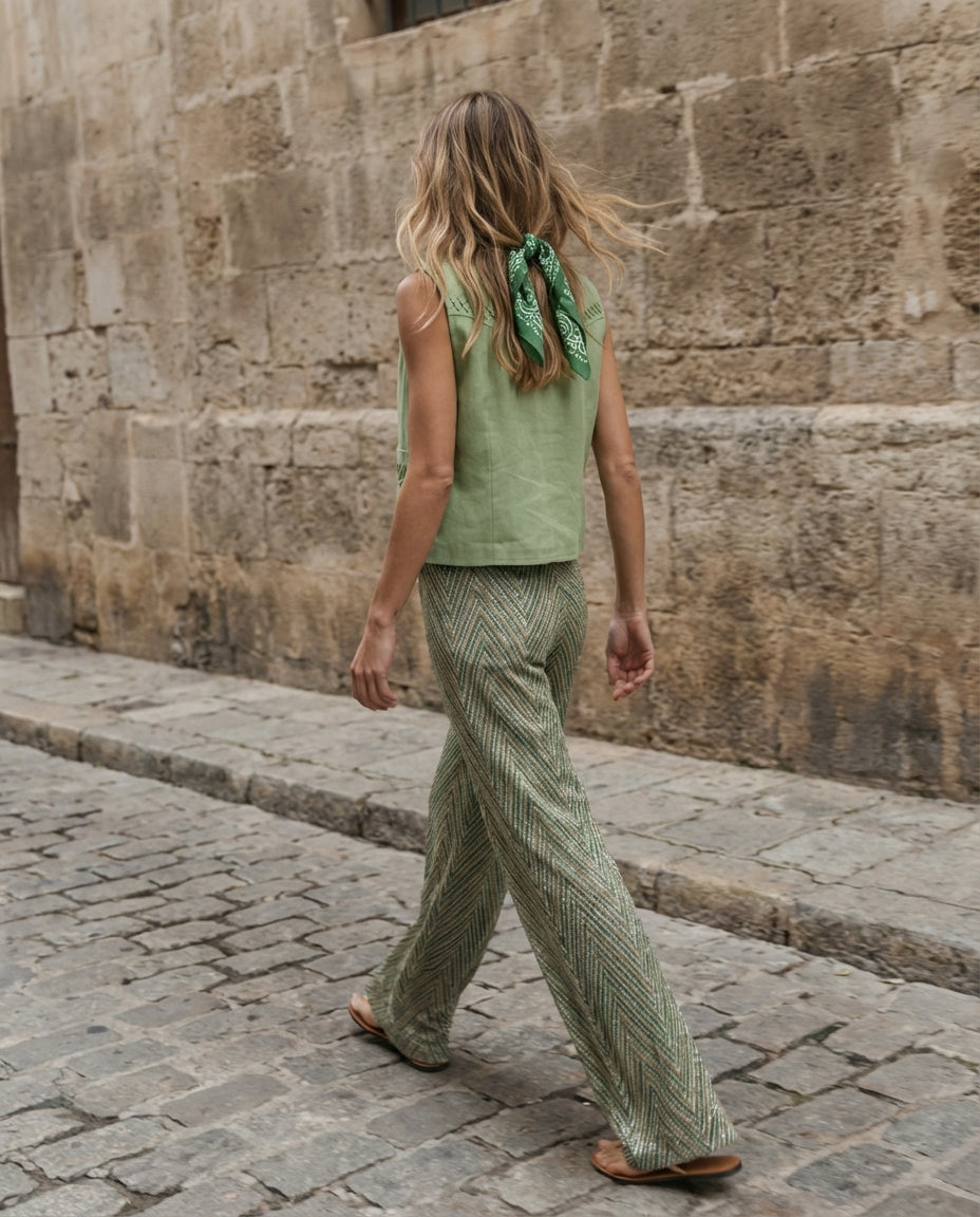 Pantalón Punto Lalibela Lúrex