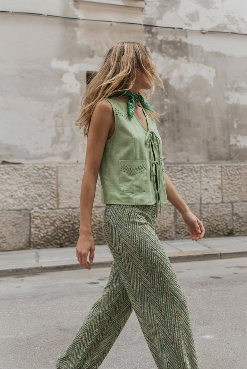 Pantalón Punto Lalibela Lúrex