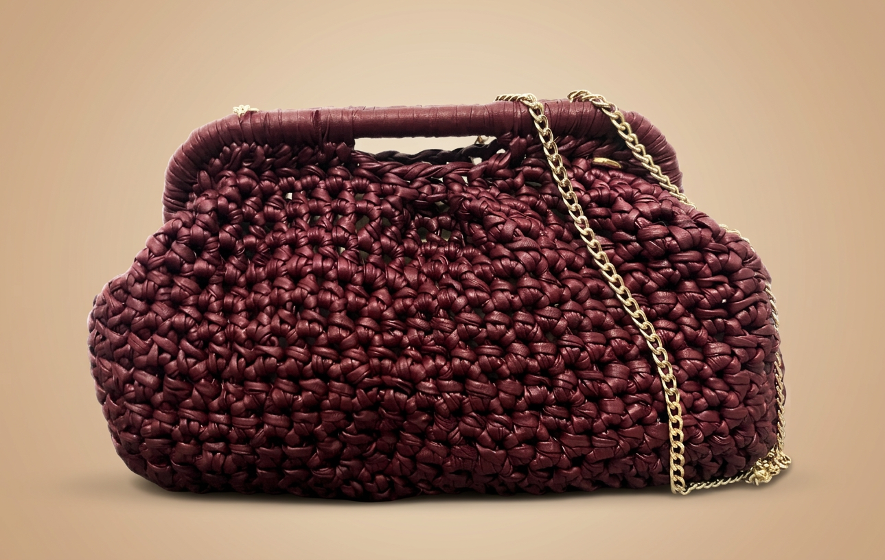 Midi Crochet Pouchette Ecopiel Burdeos