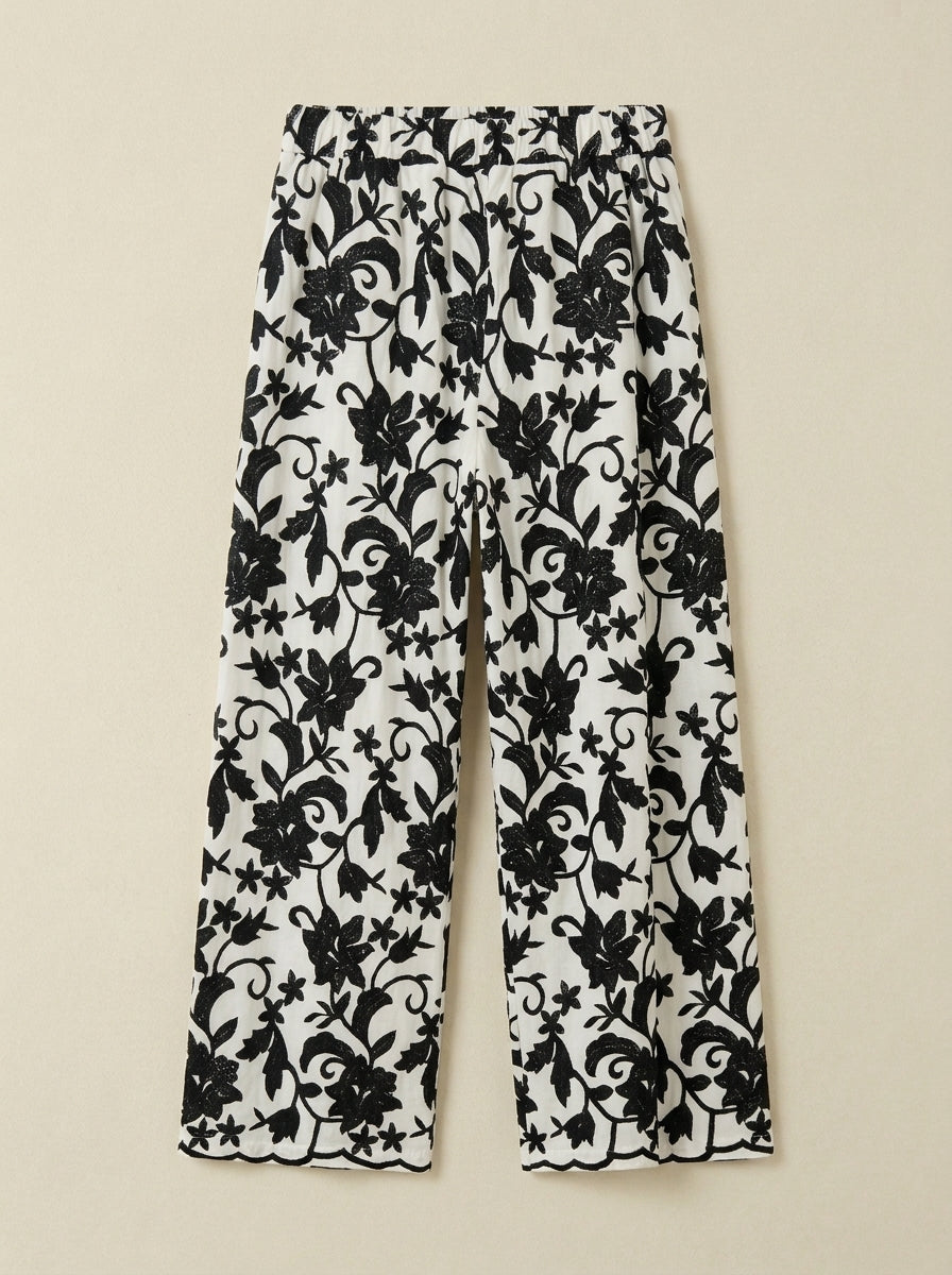 Culotte Loto Blanco y Negro