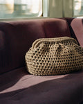 Midi Crochet Pouchette Ecopiel Beige - SOHO ZAHARABolsos de mano