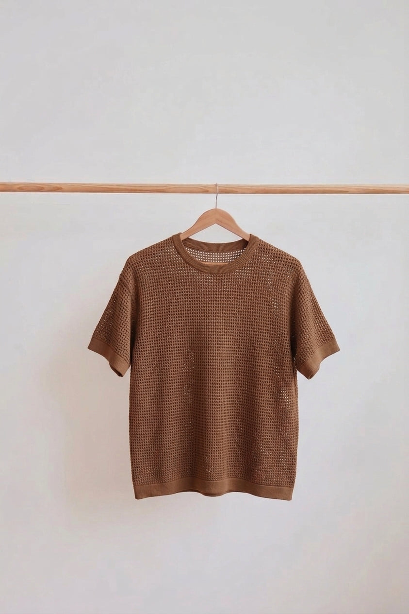Jersey Calado Marrón