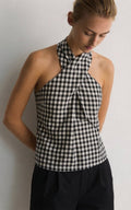 Top Sahab Cruzado Vichy - SOHO ZAHARACamisetas y Tops