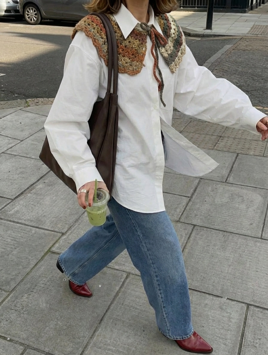 Babero Crochet Shadow Lily