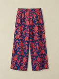 Culotte Lotus Bordado Azul y Rojo
