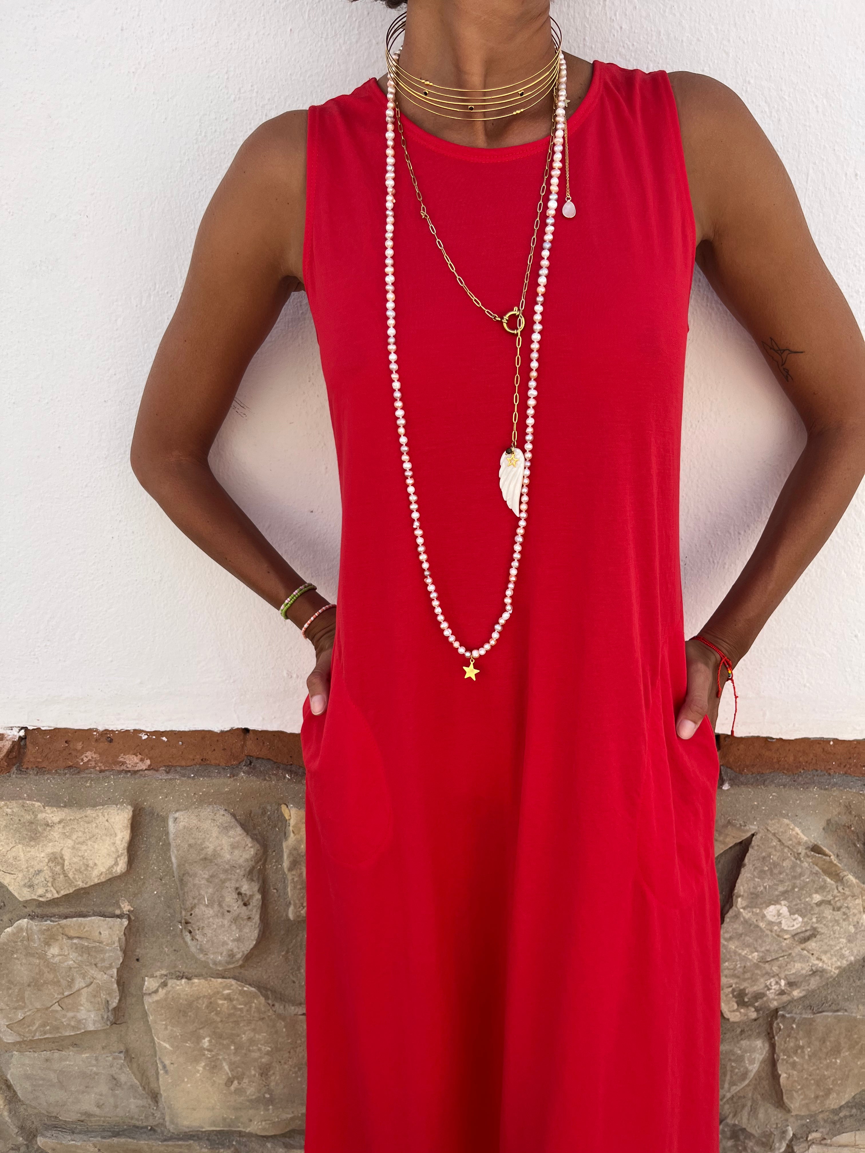 Vestido Flex Rojo Vibrante