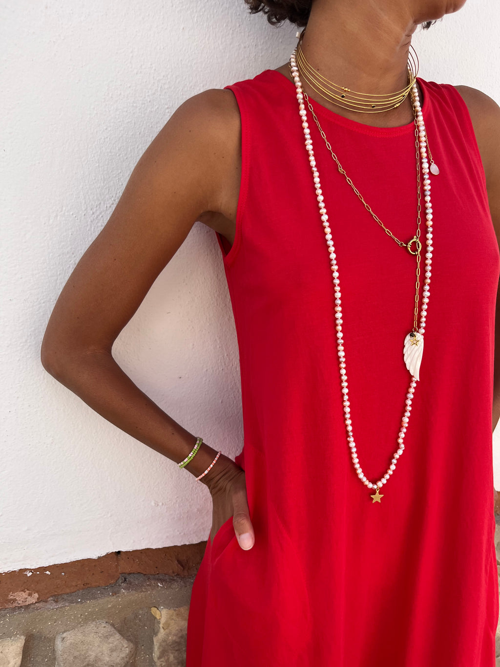 Vestido Flex Rojo Vibrante
