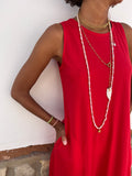 Vestido Flex Rojo Vibrante