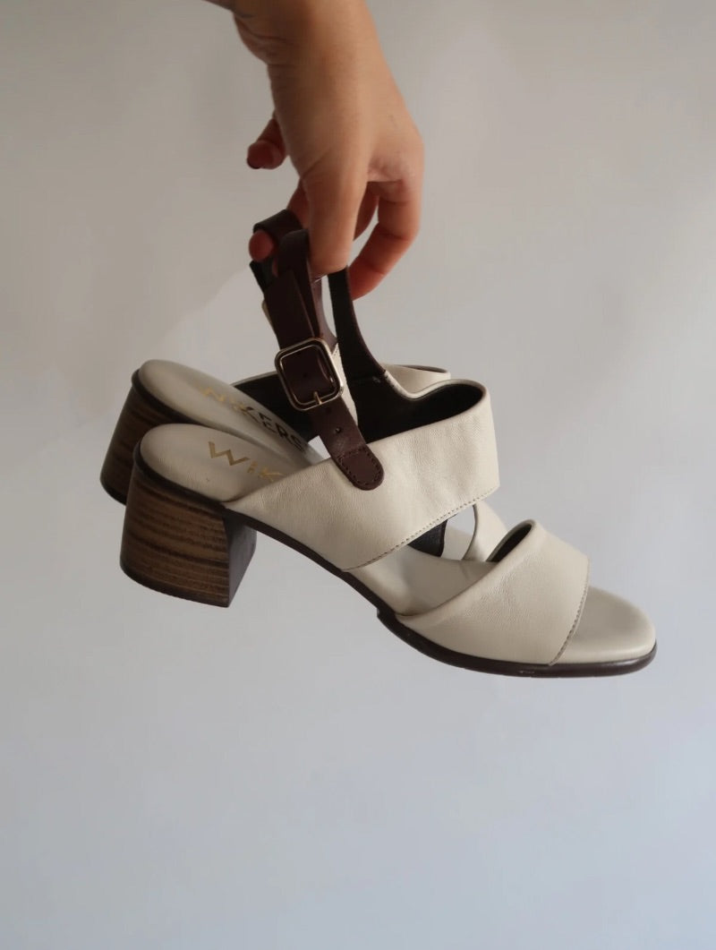 Sandalias Mestizo Blanco y Choco