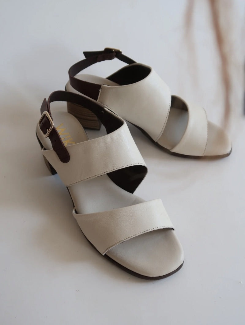 Sandalias Mestizo Blanco y Choco