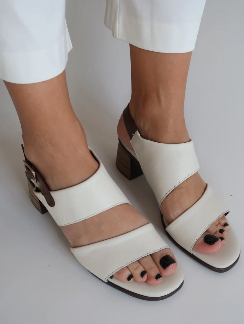 Sandalias Mestizo Blanco y Choco