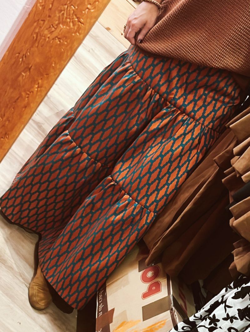 Maxi Falda Jacquard Caleido