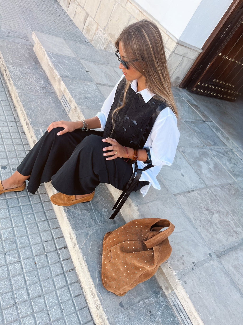 Babero Organza Negro - SOHO ZAHARAChaleco