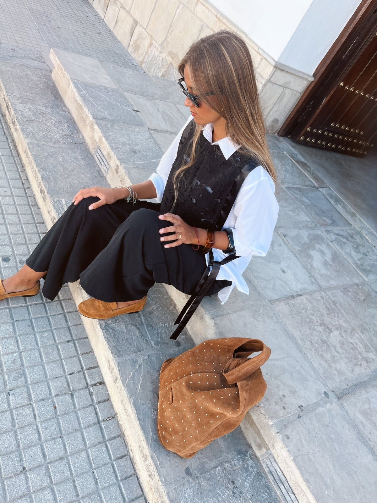 Babero Organza Negro - SOHO ZAHARAChaleco