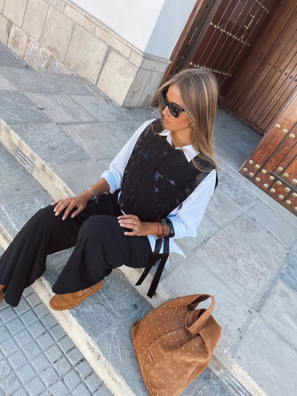 Babero Organza Negro - SOHO ZAHARAChaleco