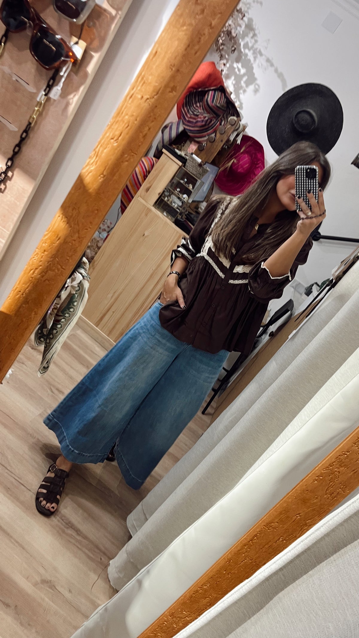 Blusa Maji Chocolate
