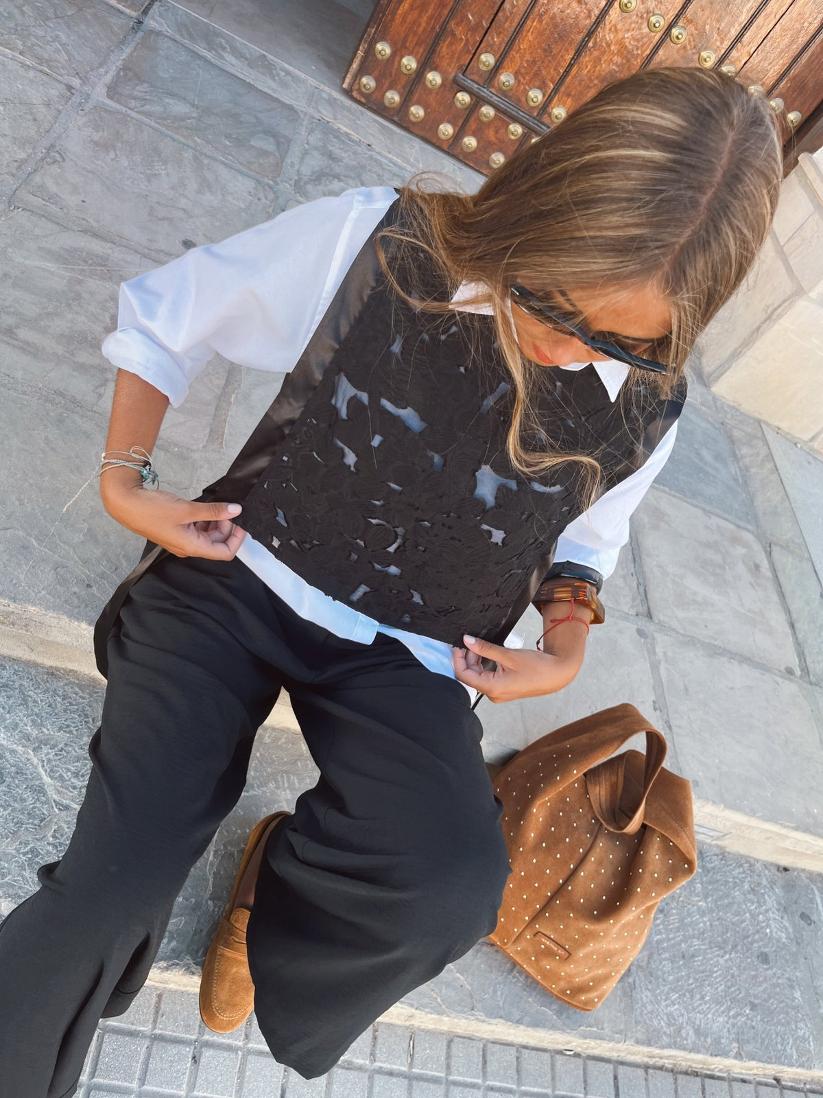 Babero Organza Negro - SOHO ZAHARAChaleco