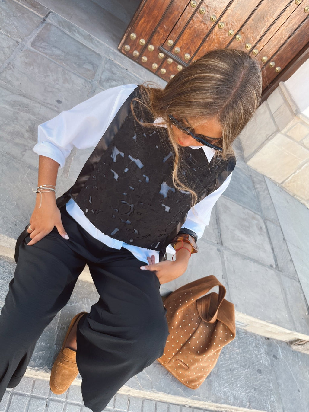 Babero Organza Negro - SOHO ZAHARAChaleco
