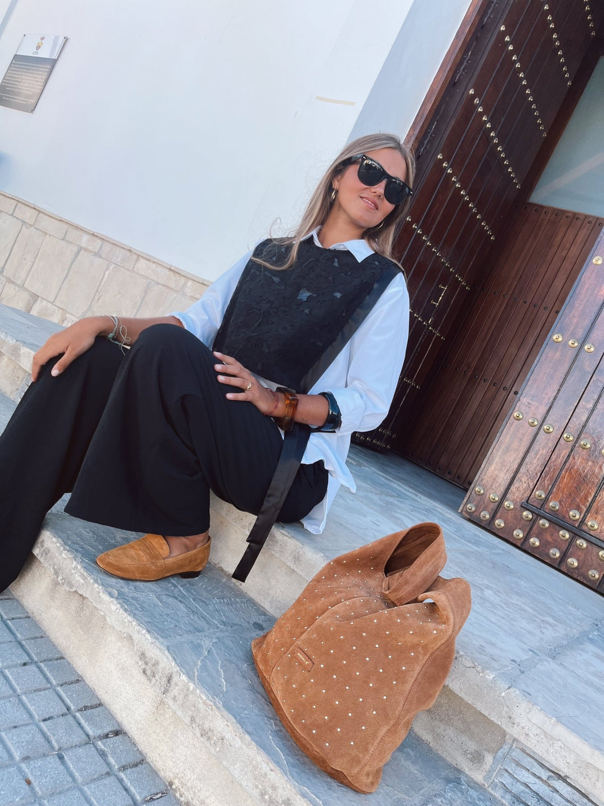 Babero Organza Negro - SOHO ZAHARAChaleco