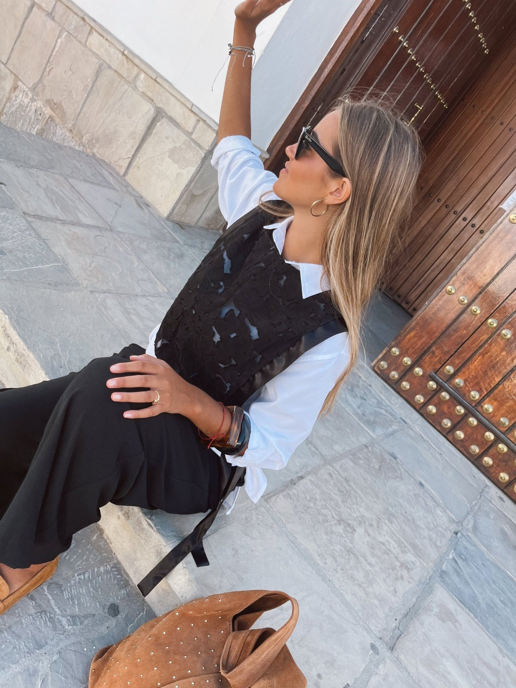 Babero Organza Negro - SOHO ZAHARAChaleco
