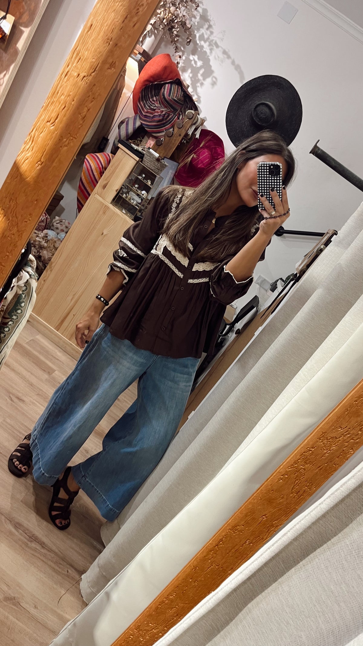 Blusa Maji Chocolate