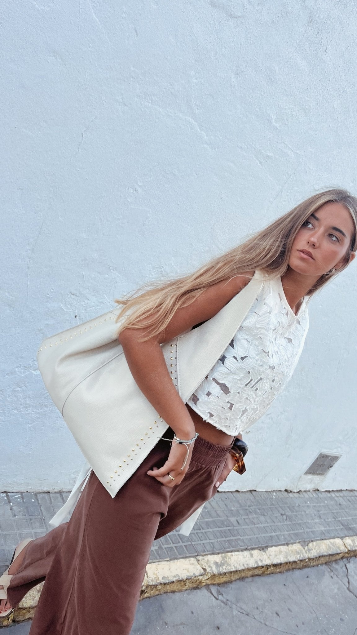 Babero Organza Marfil - SOHO ZAHARAChaleco